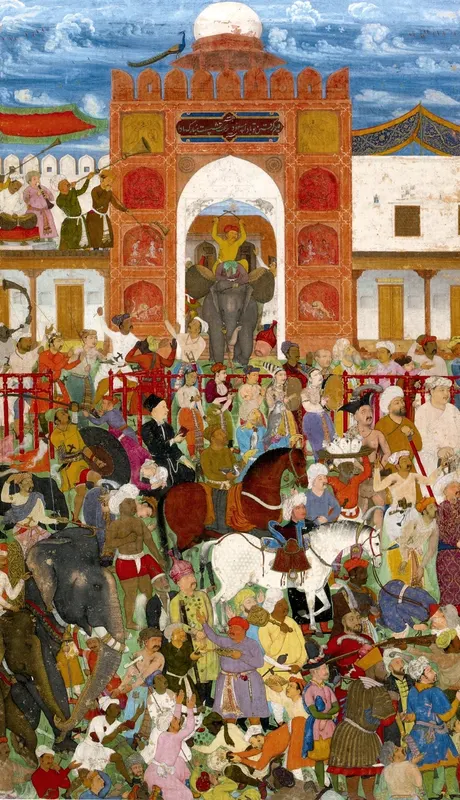 Celebrations at the accession of Jahangir